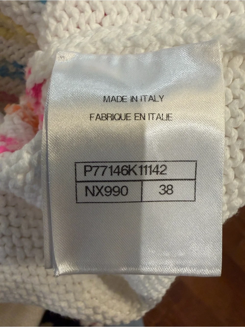 CHANEL White Knit